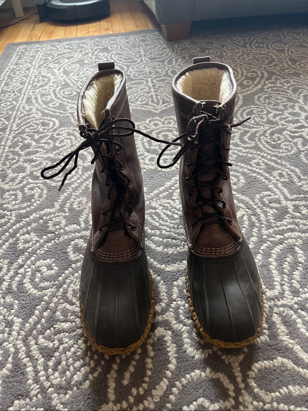 LLBEAN shearling Bean Boots 10D